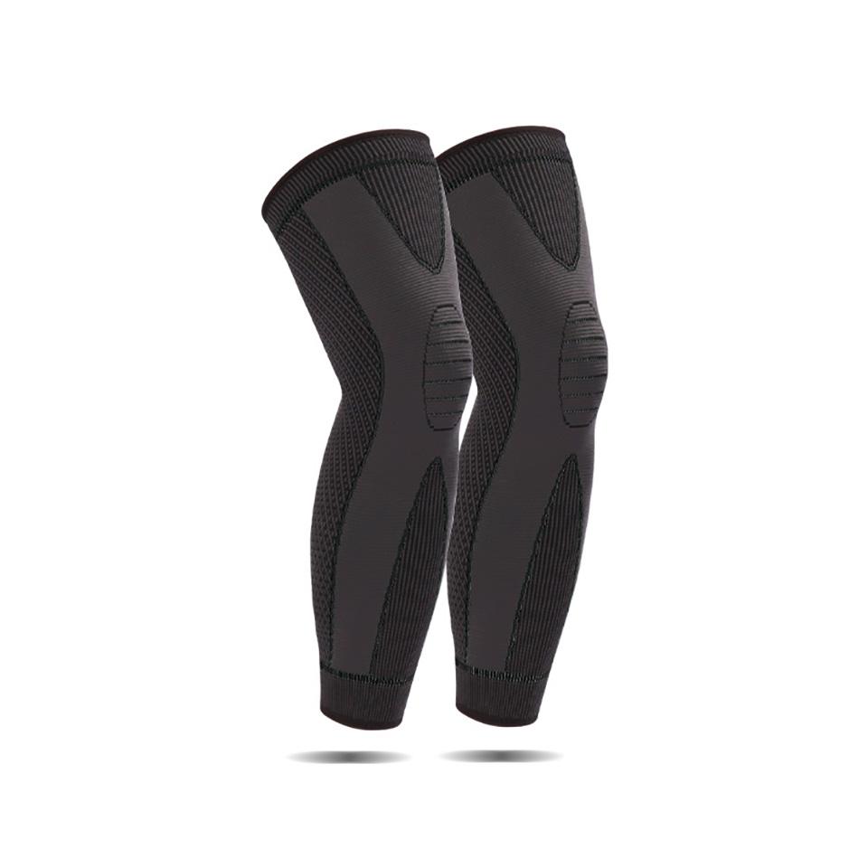 1 Paar Herbst Winter Knie Ellbogen Polster Sport Nylon Basketball Verlängert Warmhalten Bindegurt Beinstulpen Verschleißfest Elastisch