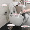 Toilet Spray Gun Telescopic Hose Women's Washing Machine Water Inlet Pipe Telephone Line Spring Tube Shower Showerhead Faucet Elastic Water Pipe