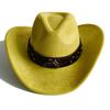 Vegan suede cowboy hat jazz panama hat unisex women's hat wide brim cowboy hat women's hat  cowboy hat