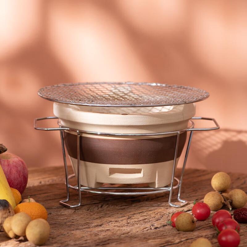 Charcoal Stove Tea Pot and Heater Set