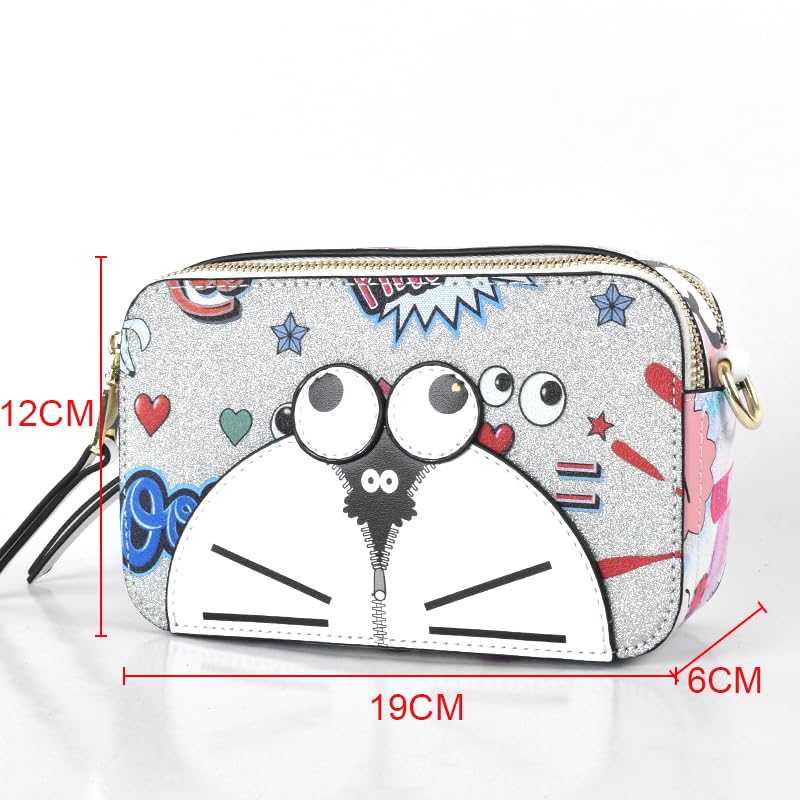 [MILUBAO] Big Eyes Theme Handbag, Wedding Handbag, Backpack, Women's Bag, New Fashion Model, Trendy Design, Birthday, Christmas Gift, Shoulder Bag,