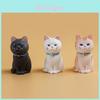 Mini Cat Pvc Animal Desktop Figurine With Creative Design For Home Decor Collection