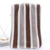 1 pcs Striped Face Towel Absorbent & Quick-drying Super Soft Skin-friendly Bathing Hand Towel For Home Bathroom 35x75cm
