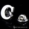 High-Quality Brass English Letter Brooches A-Z for Men & Women – Suit, Jacket, Shirt Badge.