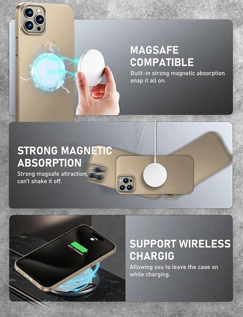 Luxury Hard PC Matte Case For iPhone 15 14 Plus 13 12 Mini 11 Pro Max SE 2 3 Ultra Thin Candy Color Shell Shockproof Back Cover