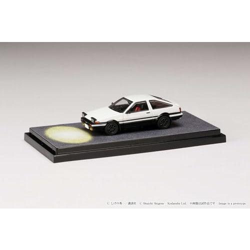 HJ64 1/64 Toyota Sprinter Trueno GT APEX (AE86) / Initial D Engine Model with Wataru Akiyama Finished Product