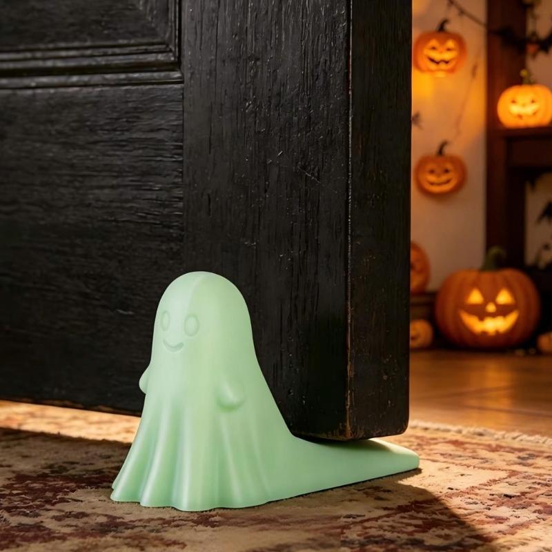 Halloween Home Accent Holder, 3D Plastic Indoor Doorway Block for Bedroom Hallway, Entry, and Study Placement Use