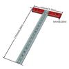 6 Inch Size Woodworking Scribing Ruler Aluminum Alloy Metal T Square  Art Framing and DIY