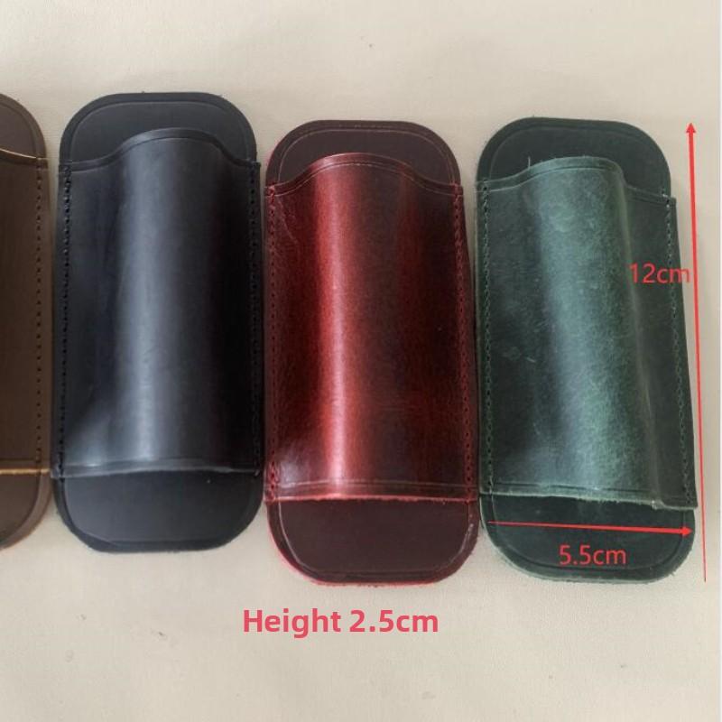 Cowhide Crazy Horse EDC Pocket Tool Cover Belt Knife Cover Storage Bag Horizontal Knife Sheath Knife Cover Fanny Pack