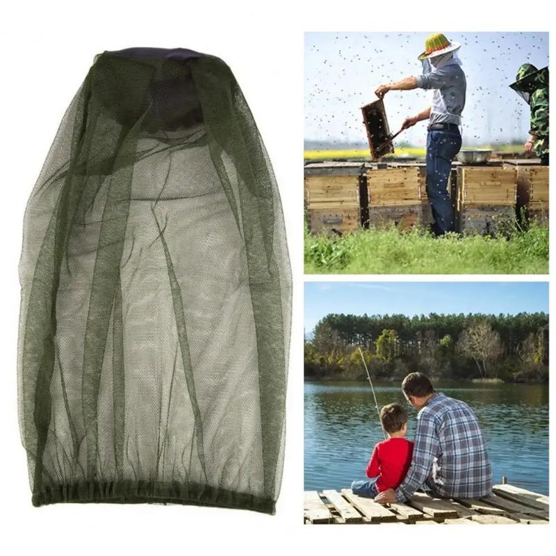 Mosquito-Proof Veil Breathable Fabric Outdoor Mosquito Net Clear View Easy Wear Fishing Camping Garden Insect Shield Net