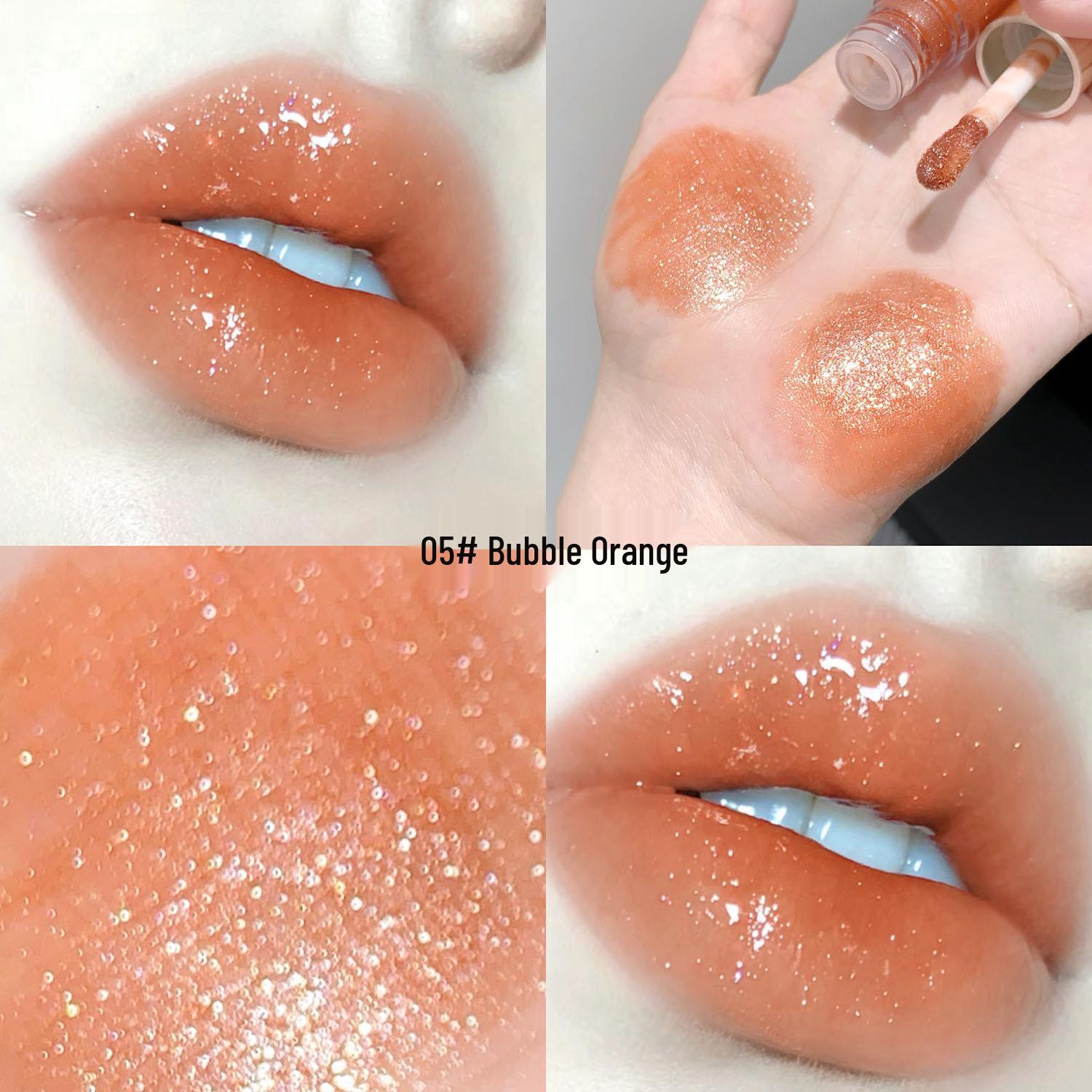 

SHAQINUO Увлажняющий сияющий блеск для губ с шиммером и зеркальным финишем