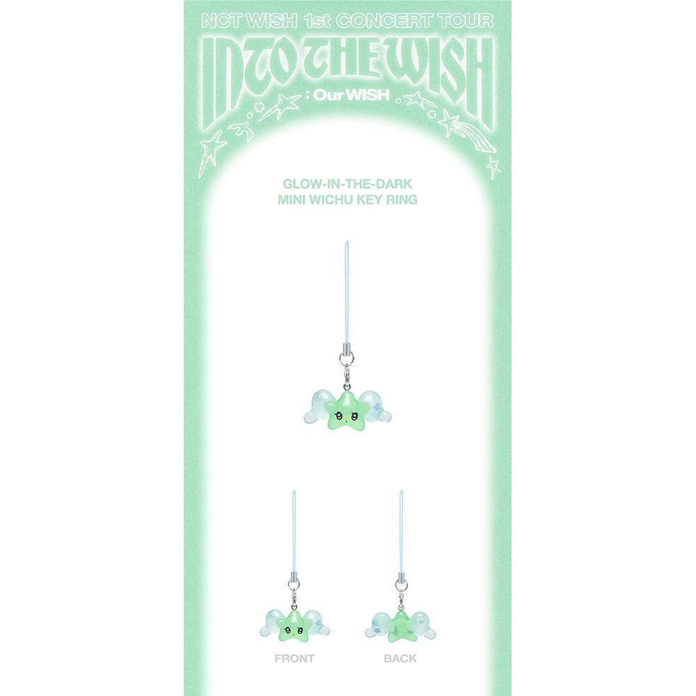NCT WISH - [GLOW-IN-THE-DARK Mini WICHU Key Ring] INTO THE WISH : Our WISH