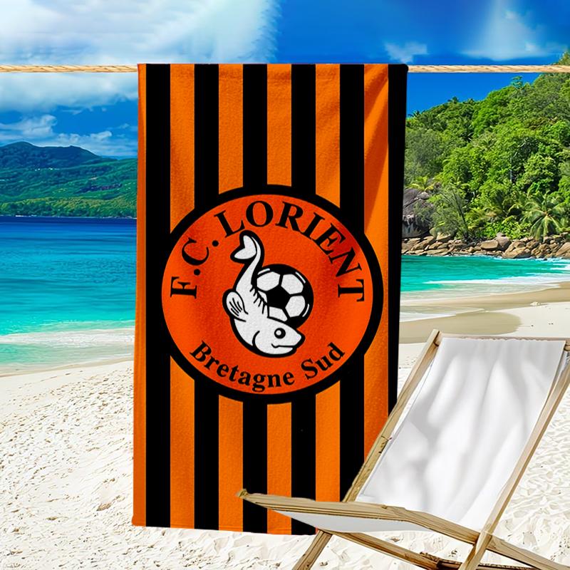 Lori-ent Football Club Beach Towel - Soft, Absorbent Microfiber, Lightweight, Ideal for The Beach, Parties, Travel, Camping fan gifts