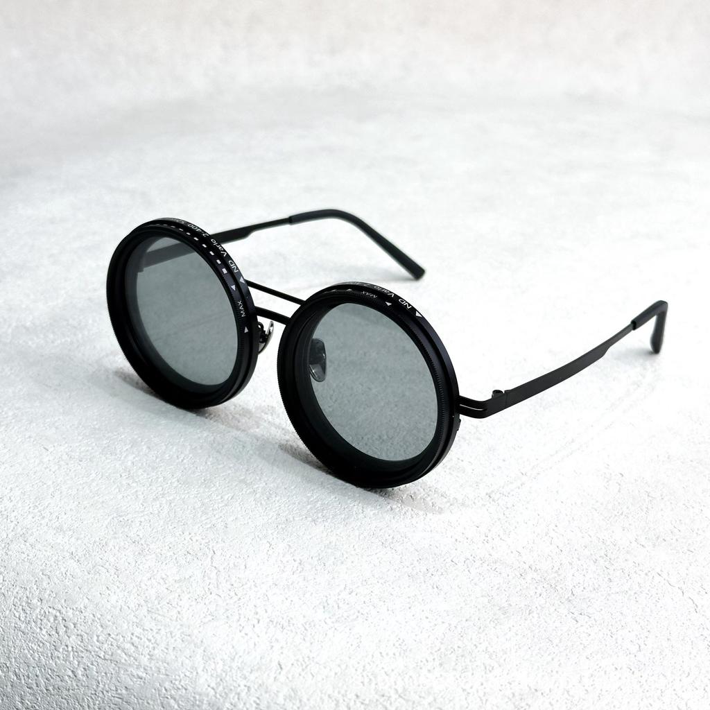 Nd9-Speed Adjustable Light-Reducing Sunglasses Fishing Filter Glasses Uv Anti-Ultraviolet Personalized Polarized Sunglasses