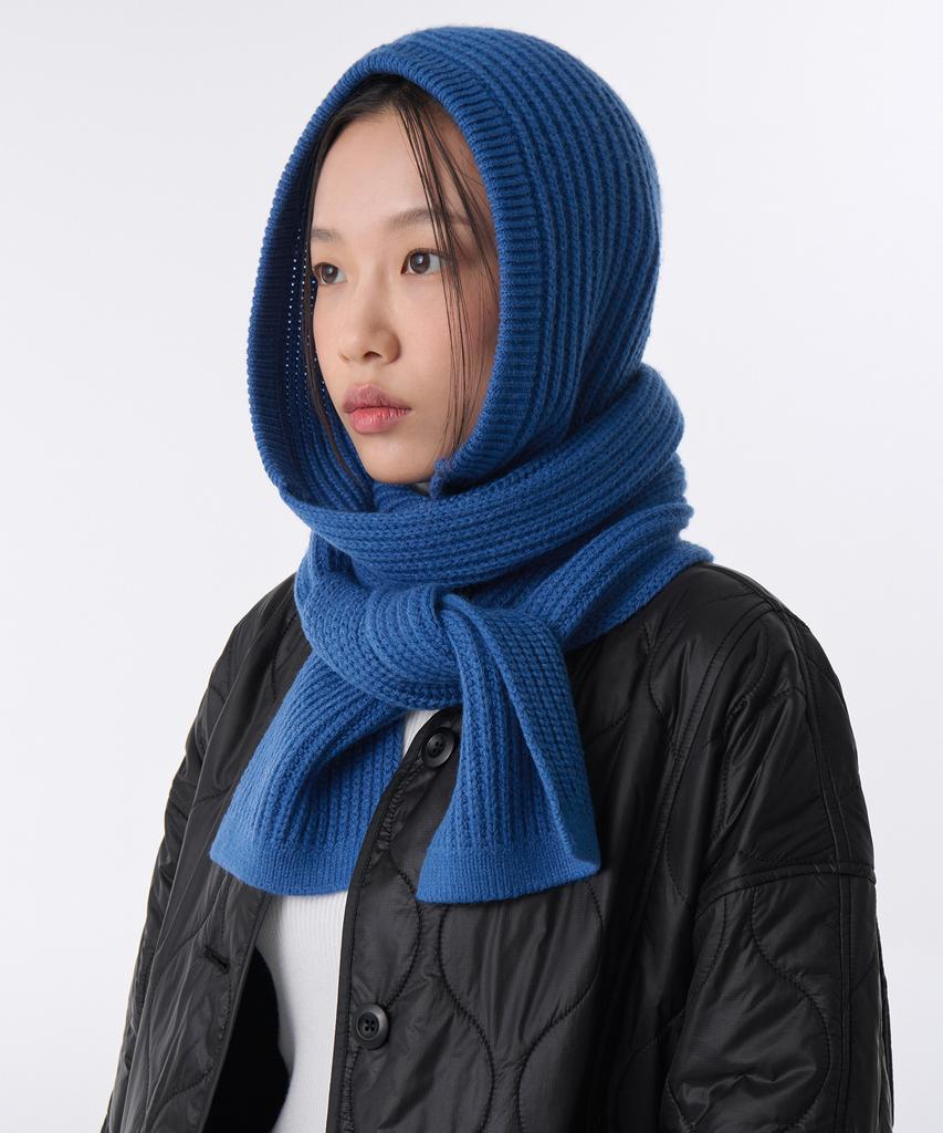 MUSINSA STANDARD WOMAN Women'S Scarf Balaclava [Blue]