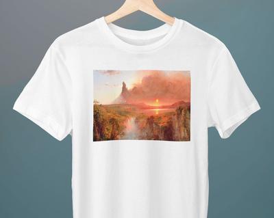 Cotopaxi, Frederic Edwin Church Painting, Unisex T-Shirt, Art T-Shirt, Gift for Her, Gift for Him, Art Lover Gift
