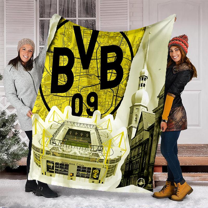 Borussia Dortmund Printed Throw Blanket—soft,warm;versatile Blanket for All Seasons—perfect As &air-conditioning Throw,nap Blanket