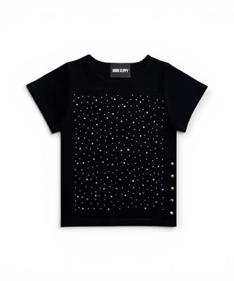 Bonseullipi Galaxy Stud Snap Top (Black)