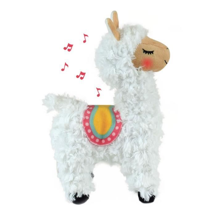 JEMINI Peluche Lama Musicale et Lumineuse Pour Enfant - 26 cm