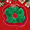 Matte Velvet Hair Scrunchies for Bun Christmas Scrunchies, Soft Elastic Ties Women Girls, Lightweight Party Styling Tools Contrast Color Ponytail