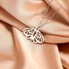 Unisex Gothic Style Moth Necklace Detailed Metal Moth Necklace Elegant Neck Chain for Celebrations and Daily Use