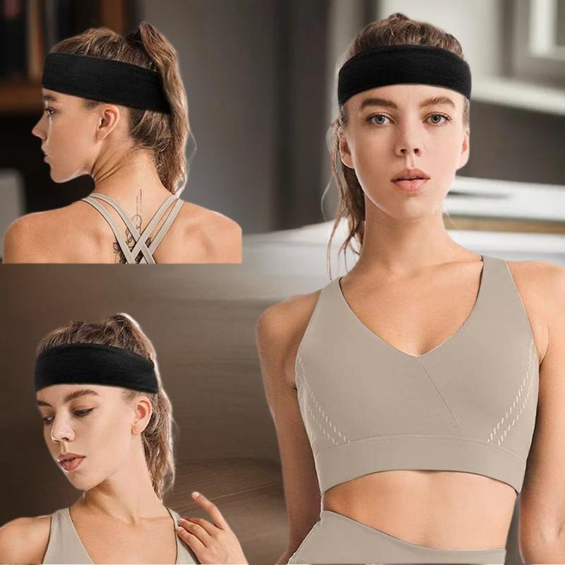 Fascia per Capelli in Cotone Elasticizzato Fasce alla Moda per Donne Uomini Monocolore Corsa Fitness Yoga Fasce per Capelli Elastiche Accessori per Capelli per Trucco