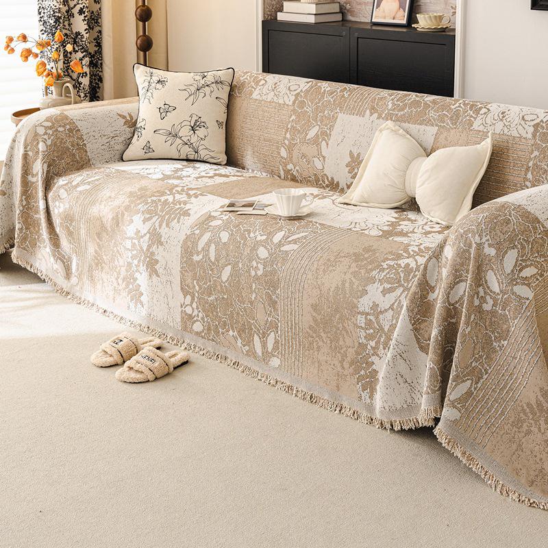 French Retro Chenille Sofa Cover: Non-Slip, All-Season, Cat Scratch Resistant, Full Cover Towel, 2026 Edition