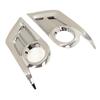 2PCS Front Fog Light Frame Sticker Exterior Decoration Replacement for Hilux Vigo Champ 2012