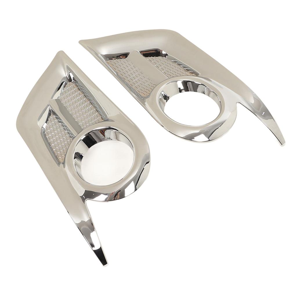 2PCS Front Fog Light Frame Sticker Exterior Decoration Replacement for Hilux Vigo Champ 2012