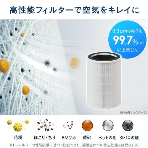 Iris Ohyama Air Purifier, 30 Tatami Mats, Deodorizing, Disinfecting, Deodorizing, Dust, Pollen, Dust Collection, PM2.5, Pets, Quiet, Energy Saving, Li