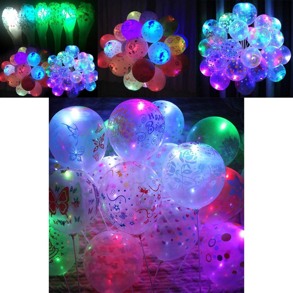 Vibrant Colorful Glowing Balloons For Memorable Birthday And Wedding Decorations