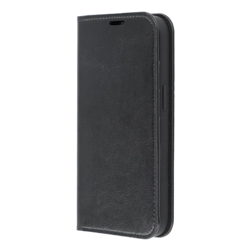 For iPhone 14 Pro Max Stand Cases Genuine Split Leather Wallet Phone Cover Magnetic Closure