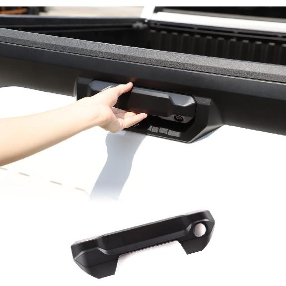 

Aunginsy Tailgate Handle Trim Cover Compatible with Toyota Tundra 2022-2025 Car Rear Trunk Door Tailgate Handle Tail Gate Liftgate Scratch Protector матовий чорний колір