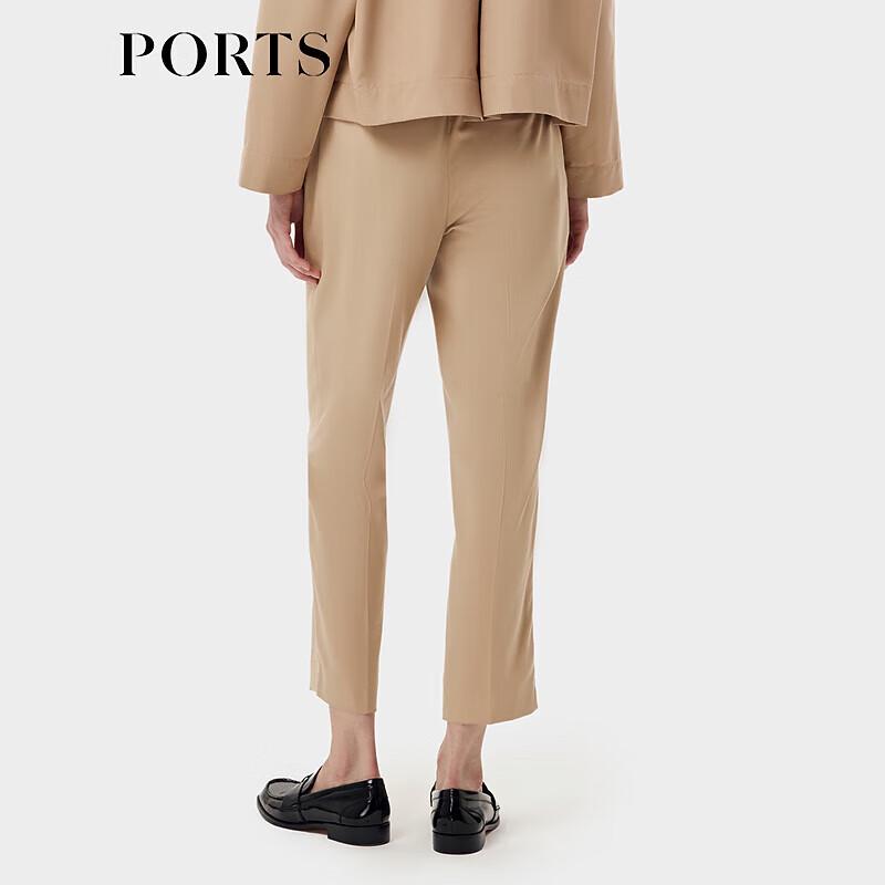 PORTS Women's Spring/Summer Slit Ankle Casual Pants