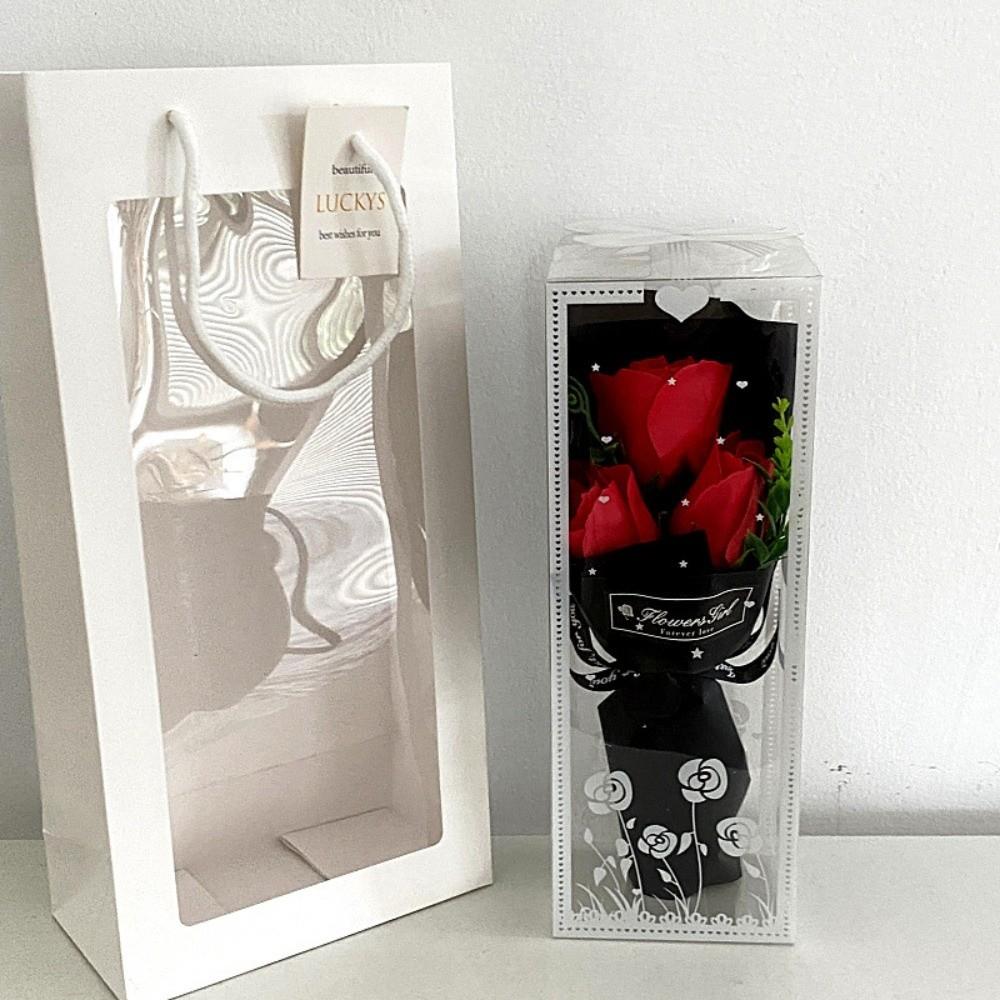 Gift Packing Roses Artificial Flowers Artificial Decorations Gift Packing Roses Wedding Decor