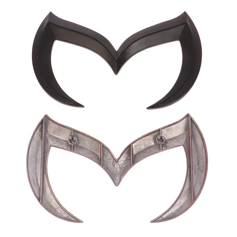 M Bat Zeichen Auto Aufkleber Dekoration Auto Schwanz Haube Aufkleber Embleme 3D Metall M Abzeichen Aufkleber Böse Emblem Schwarz Silber