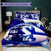 Set Copripiumino Schalke 04 Federa Decorazione Casa Regalo di Compleanno (1 * copripiumino + 2 * federe senza imbottitura)147