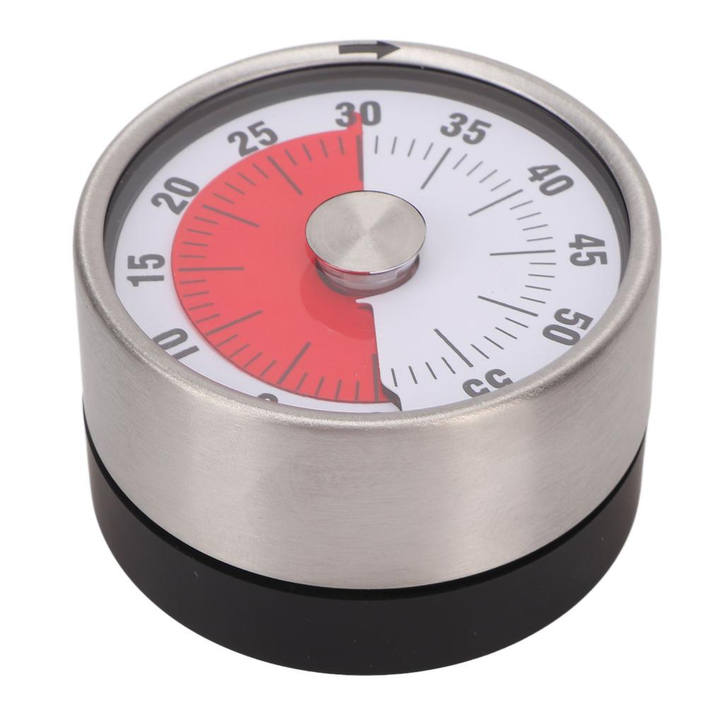 Timer Wizualny Wielofunkcyjny Retro Okrągły Mechaniczny Timer Wizualny do Kuchni Nauki Pracy Farbowania Włosów Fitness