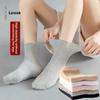 5 Pairs Women'S Non-Binding Diabetic Socks, Comfortable No-Restriction Footwear for Seniors & Pregnant Women