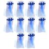 10Pcs Bow Elastic Chair Sashes Cover Bands For Wedding Party Hotel Decorations Wedding Party Event 24*6 Cm/9.45*2.36 Inch