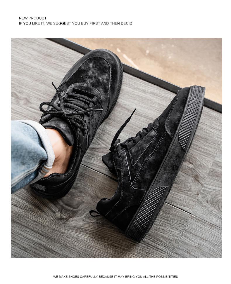 Men's Breathable Korean Style Casual Sports Sneakers - Trendy Spring/Summer Footwear