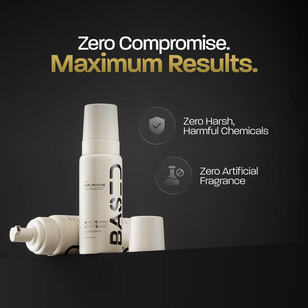 Curl Styling Mousse Elastic Curls Defined Texture Oil-Free Hydrating Hair Care Gentle Hold Curl Foam