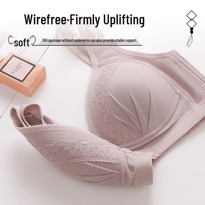 Imperial Grass Plus Size Wireless Supportive Nursing Bra - Push-Up with Side Support