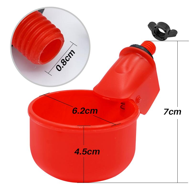 

2/5/10 шт. Автоматическая поилка для кур с подачей воды, Птицеводческие поилки, Универсальная поилка для кур с закругленными краями 2pcs