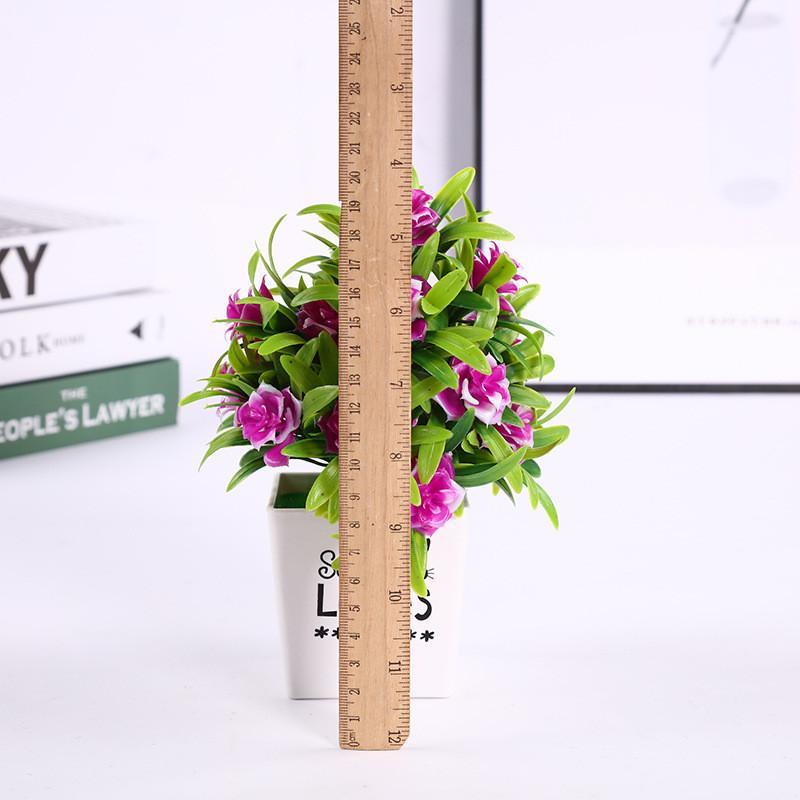Artificial Rose Flower Letter Flower Pot Potted Plant For Living Office Room