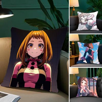 Ochaco Uraraka Anime My Hero A-Academia Kissenbezug Sofakissenbezug Zimmer Heimdekoration