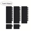 26 Pcs Cd/Dvd/Vinyl Record Organizer Dividers A-Z Alphabet File Storage Separator For Music Albums, Office, Home, Space-Saving
