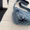 Denim Bag Women's Crossbody Bag Large Capacity Commuter Shoulder Bag