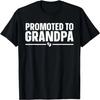 Cool Promoted To Grandpa Design For Grandfather New Grandpa T-Shirt
