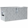 Vidaxl Aluminiumkiste, 61,5 x 26,5 x 30 cm, Silber